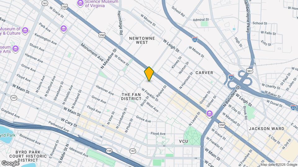 Hampton Park Apartments Map and Location Details