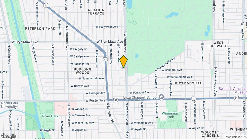 2400 W Balmoral Ave Map and Location Details