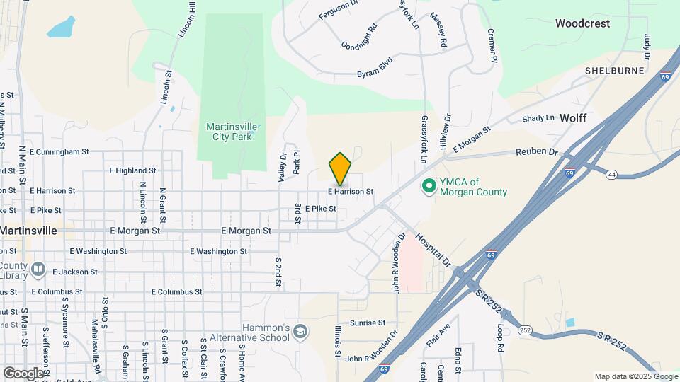 1612 E Harrison St Map and Location Details