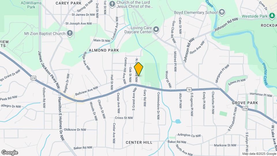 841 North Ave NW Map and Location Details