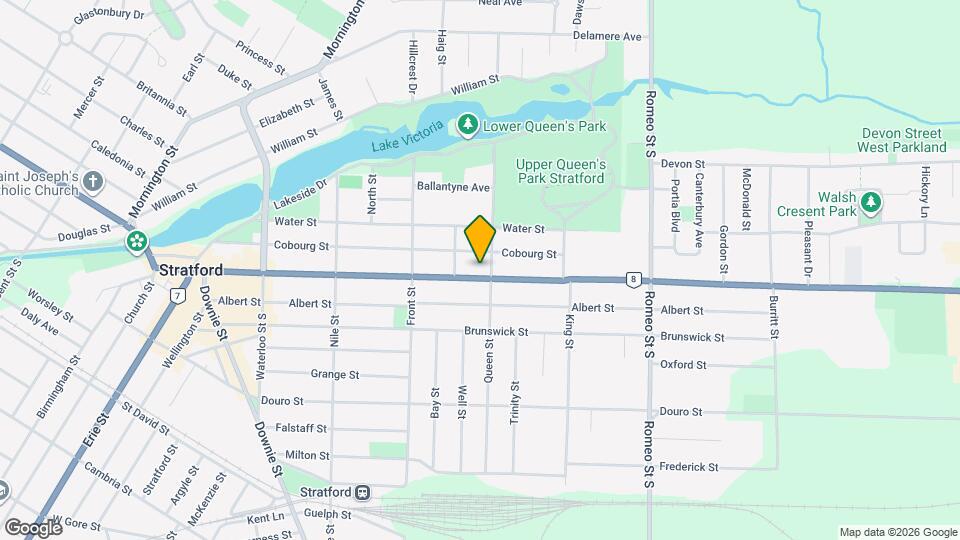 390 Ontario St, Unit Upper Map and Location Details