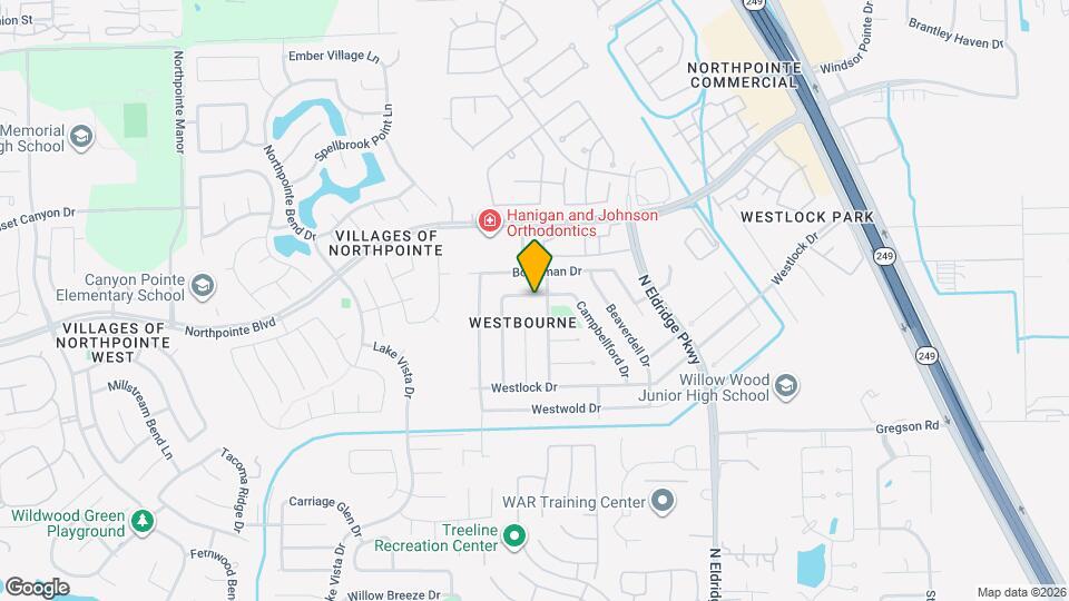 12311 Claresholm Dr Map and Location Details