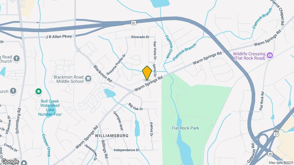 6080 Townes Way Mapa y Detalles de la Ubicación