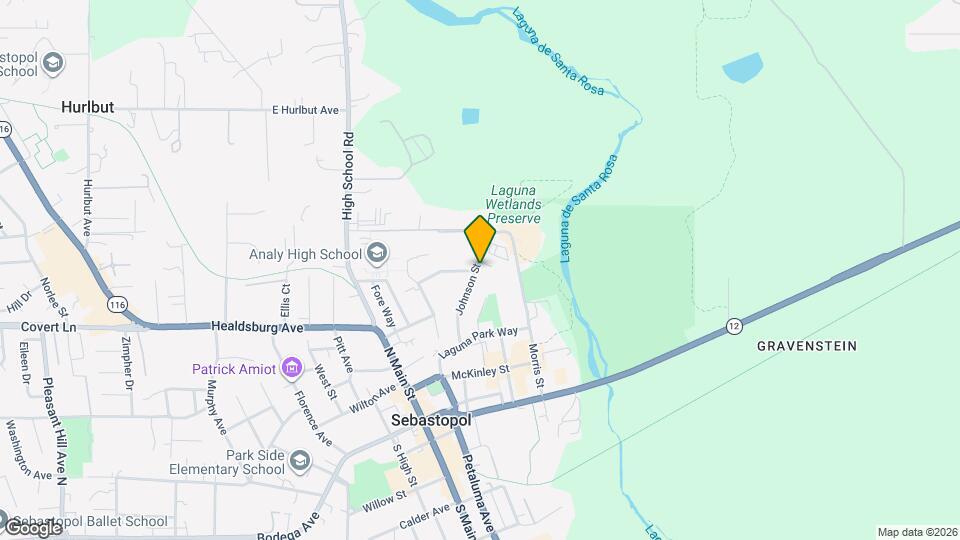 610 Johnson St Map and Location Details