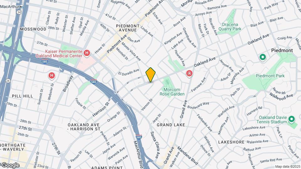 695 Mariposa Ave Map and Location Details