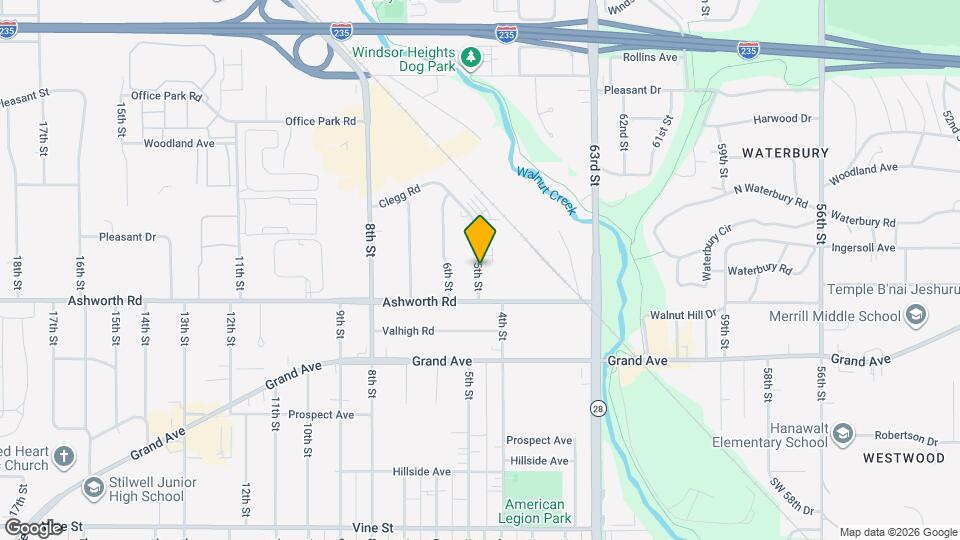 1039 5th St Map and Location Details