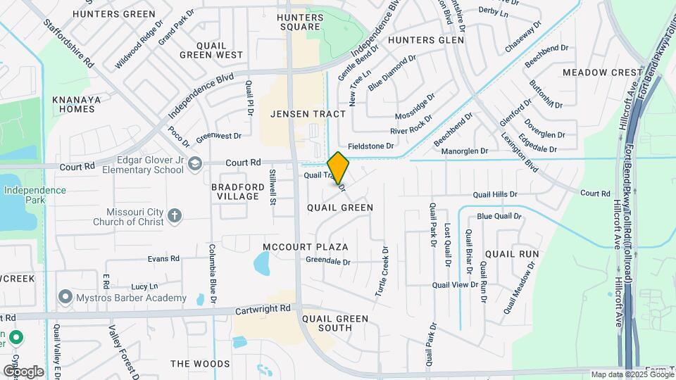 1503 Quail Trace Dr Map and Location Details