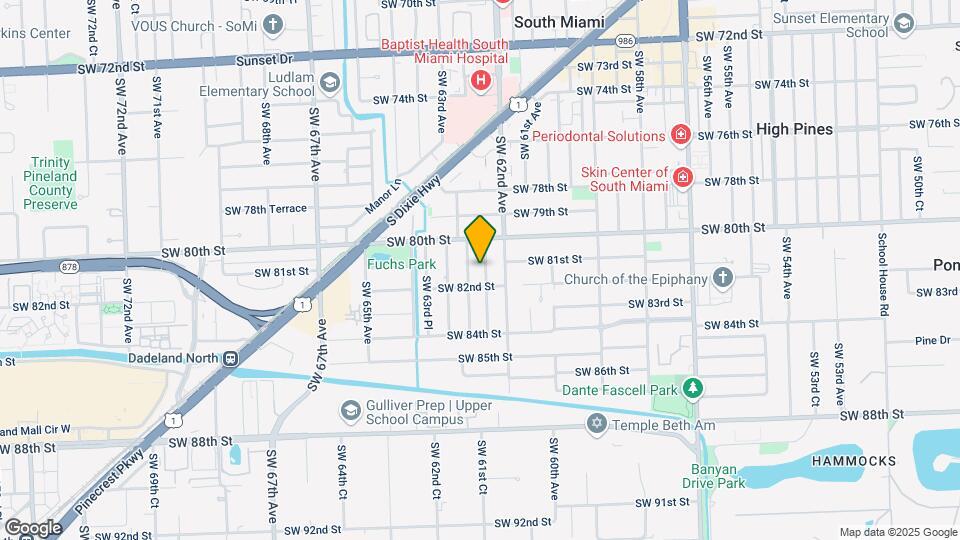 8100 SW 62nd Ct Map and Location Details