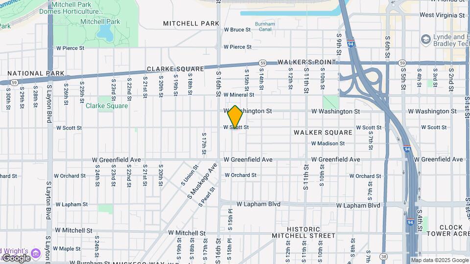 1206-1208 S 15th Pl Map and Location Details