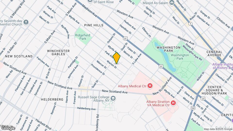 543 Warren St Map and Location Details
