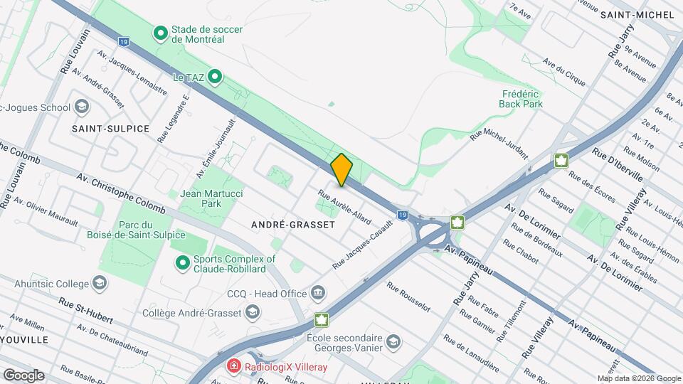 8520-8528 Papineau Av Map and Location Details