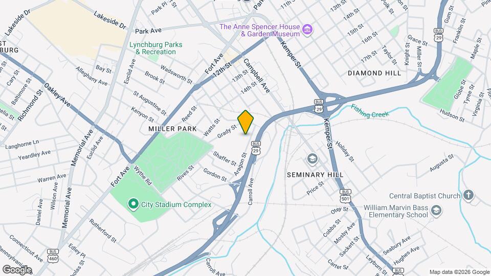 2269 Aragon St Map and Location Details