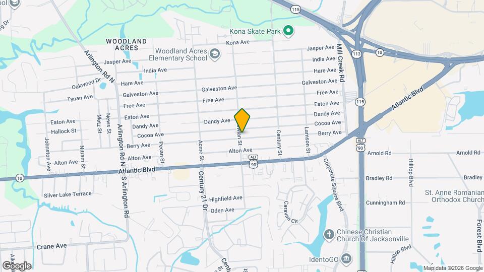 103 N Bowlan St Map and Location Details