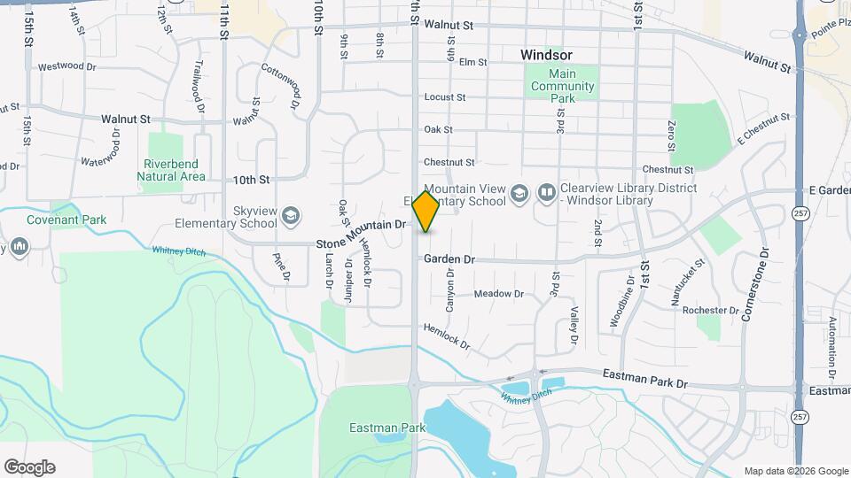 910 Foothills Ct Map and Location Details