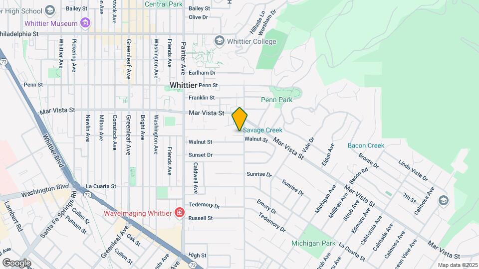 Village Whittier Apartments Mapa y Detalles de la Ubicación