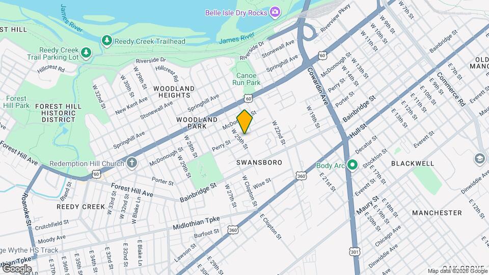 2418 Perry St Mapa y Detalles de la Ubicación