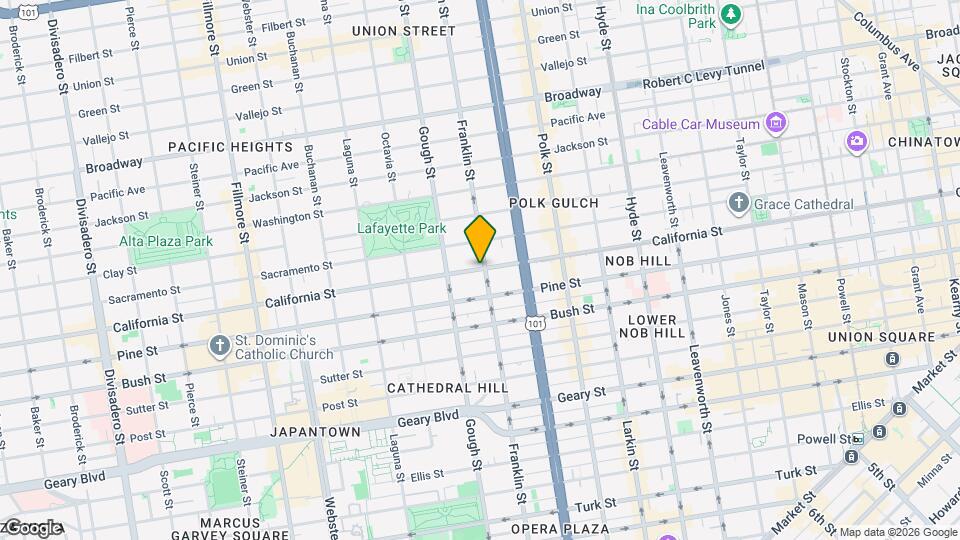 1803 California St Map and Location Details