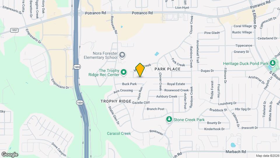 10622 Manor Creek Map and Location Details