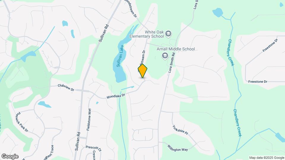355 Woodstream Dr Map and Location Details
