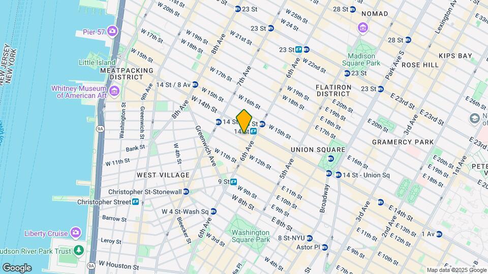 111 W 13th St Map and Location Details