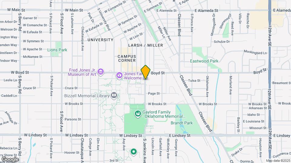 633 S Jenkins Ave Map and Location Details