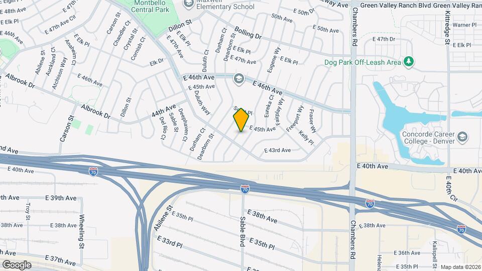 4432 N Elkhart St Map and Location Details