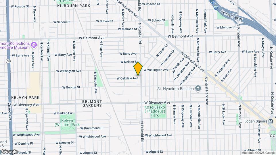 4003 W Oakdale Ave Map and Location Details