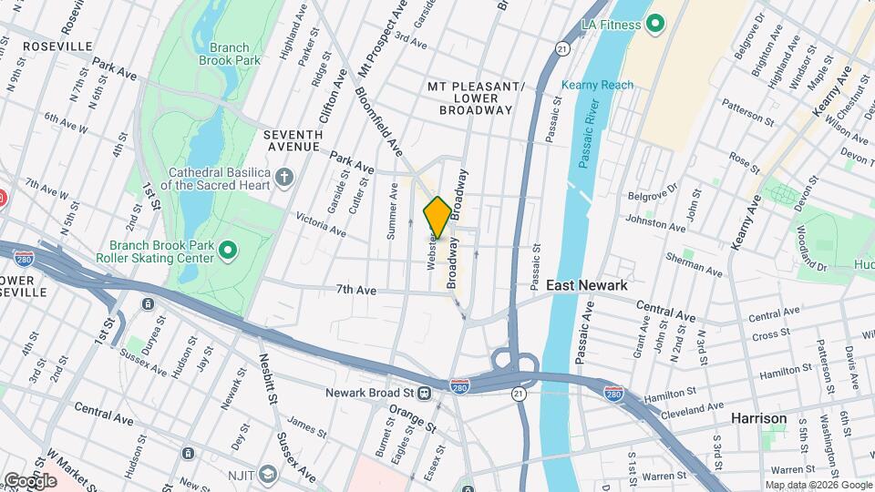 44 Webster St, Unit #2 Unit Webster Mapa y Detalles de la Ubicación