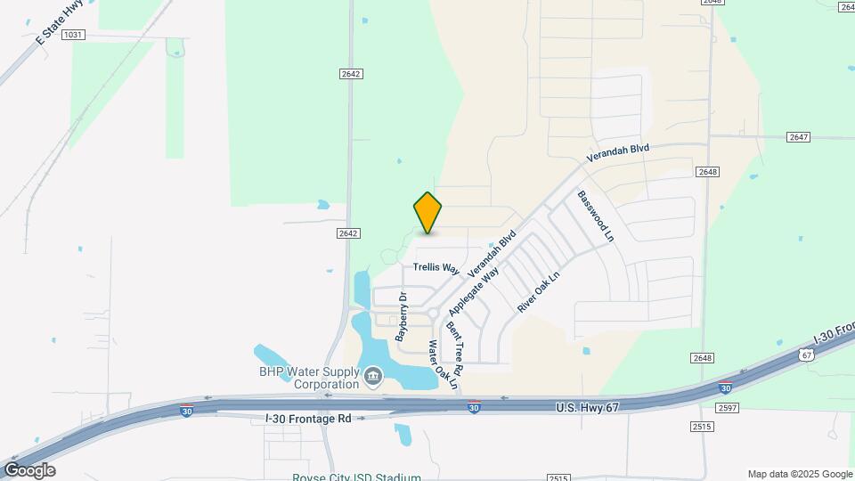 3020 Oakcrest Dr Map and Location Details