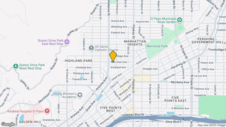 2612 San Jose Ave Map and Location Details