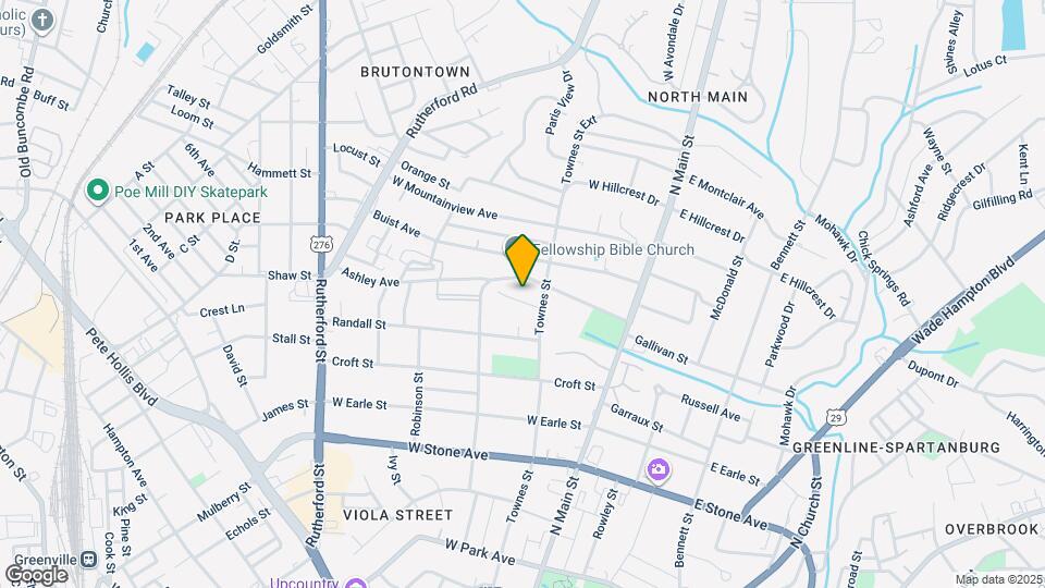 16 Townes Square Ln Map and Location Details