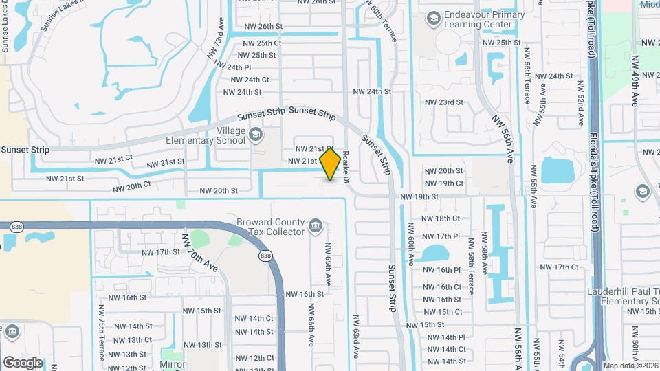 6470 NW 20th St Mapa y Detalles de la Ubicación