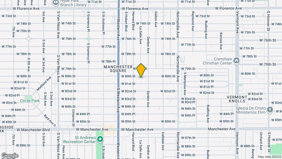1628 W 80th St Mapa y Detalles de la Ubicación