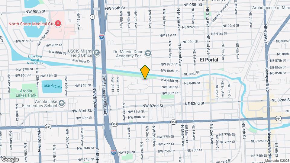 319 NW 84th Terrace Map and Location Details