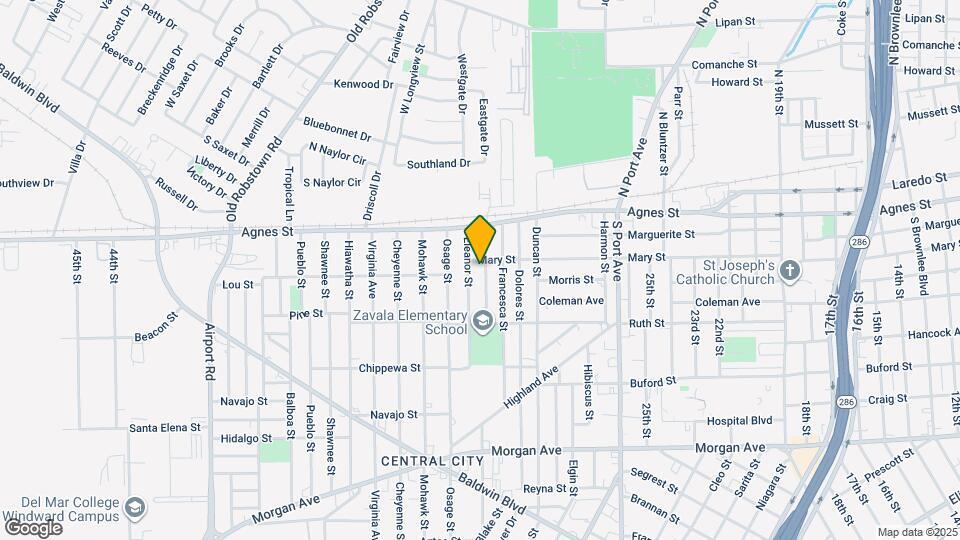 611 Elesa St Map and Location Details