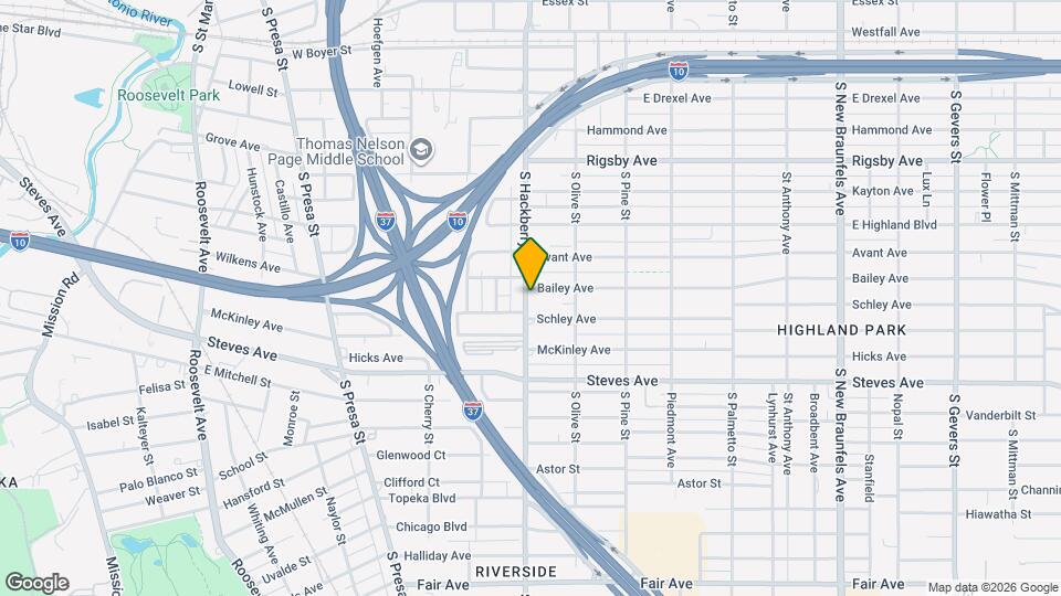 102 Bailey Ave Map and Location Details