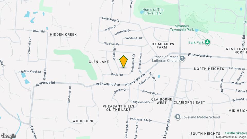 1849 Lemontree Ln Mapa y Detalles de la Ubicación
