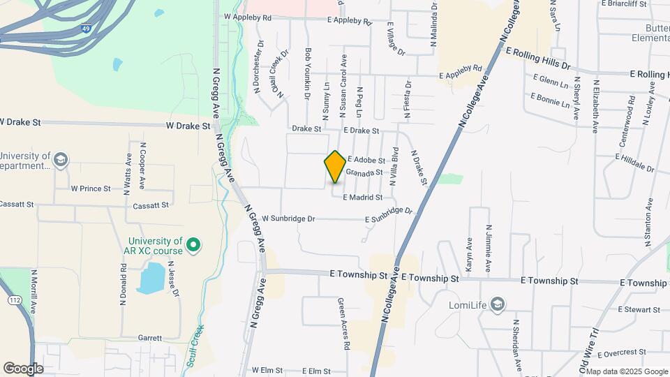 2638 N Valencia Ave Map and Location Details