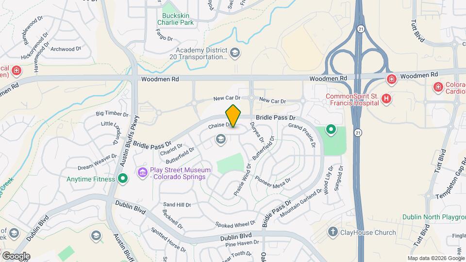 5375 Butterfield Dr Map and Location Details