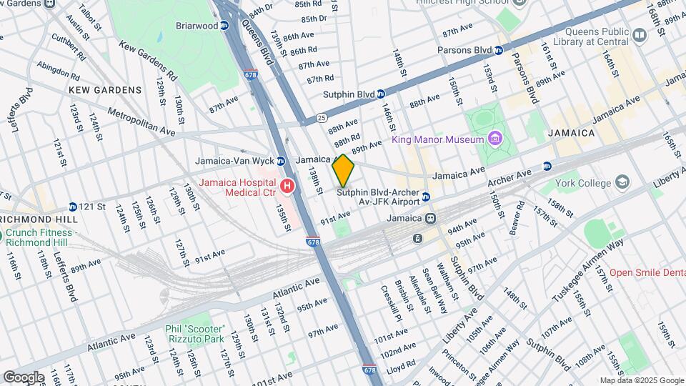 138-28 90th Ave Mapa y Detalles de la Ubicación
