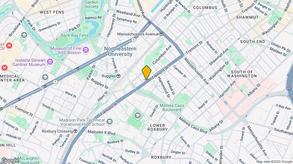 1033 Tremont St Map and Location Details