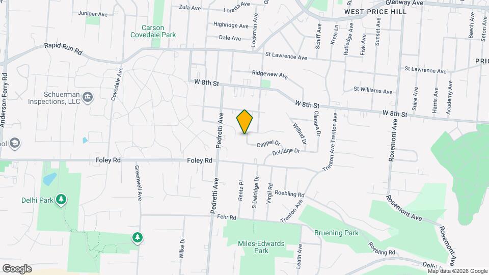 4426 Schulte Dr Map and Location Details