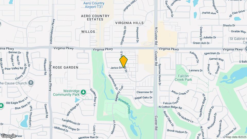 9301 Jerico Dr Map and Location Details