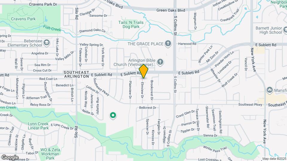 1101 Twin Cedar Ct Map and Location Details