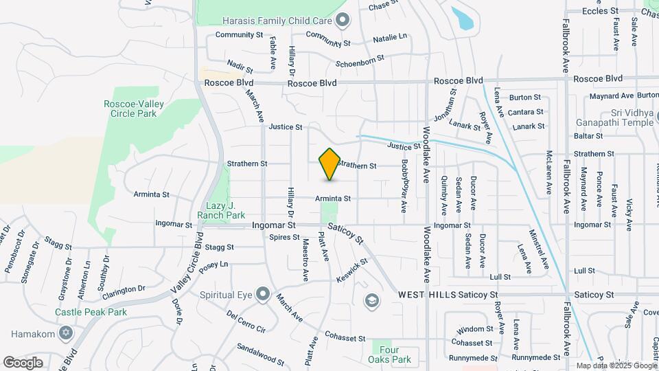23446 Blythe St Map and Location Details
