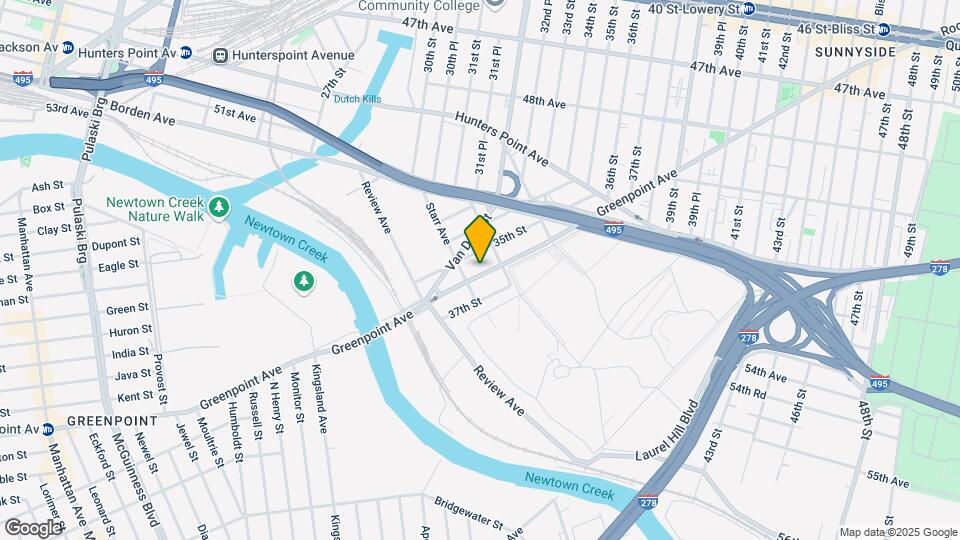 32-19 Greenpoint Ave Mapa y Detalles de la Ubicación