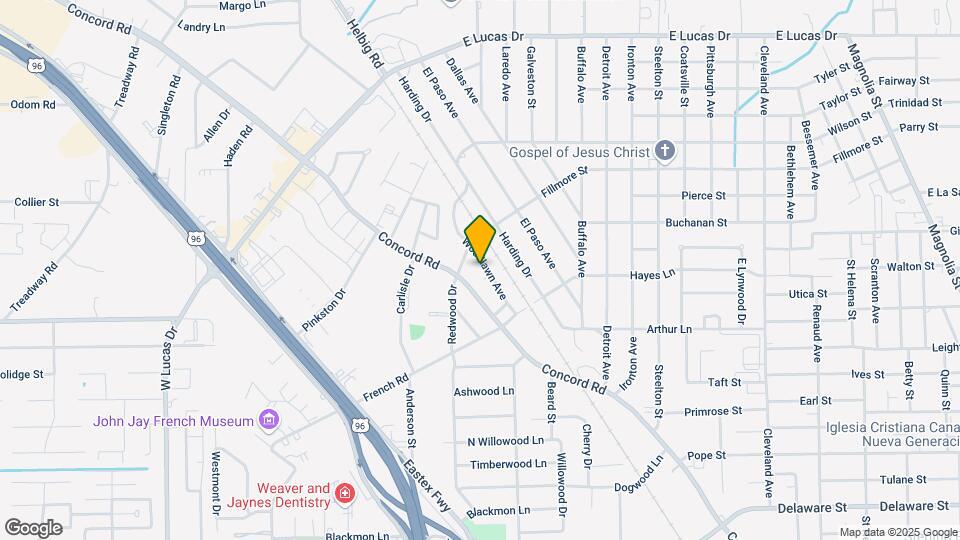4265 Woodlawn St Map and Location Details
