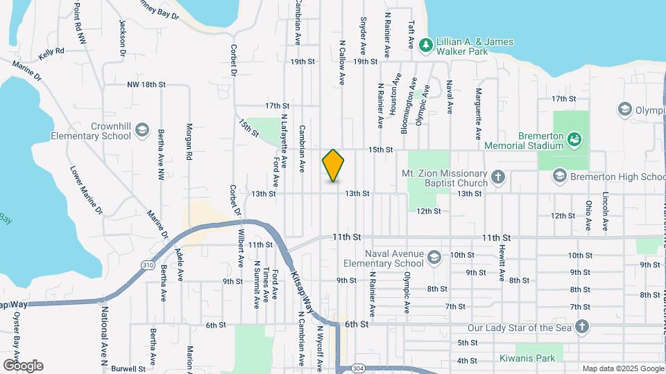 1305 N Callow Ave Map and Location Details