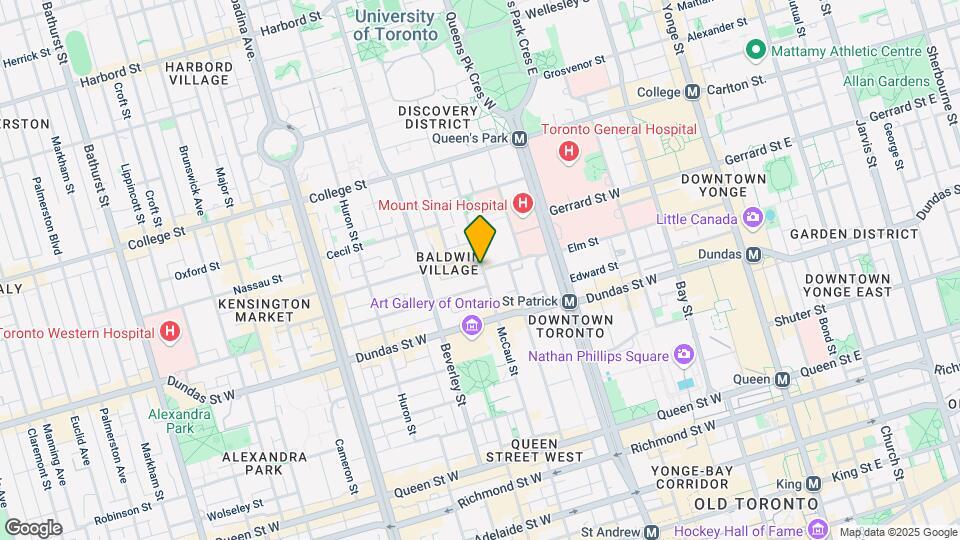 168 McCaul St Map and Location Details