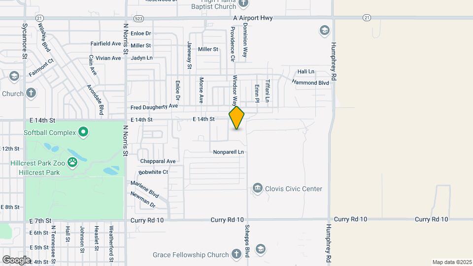 2724 Aldrich Rd Map and Location Details